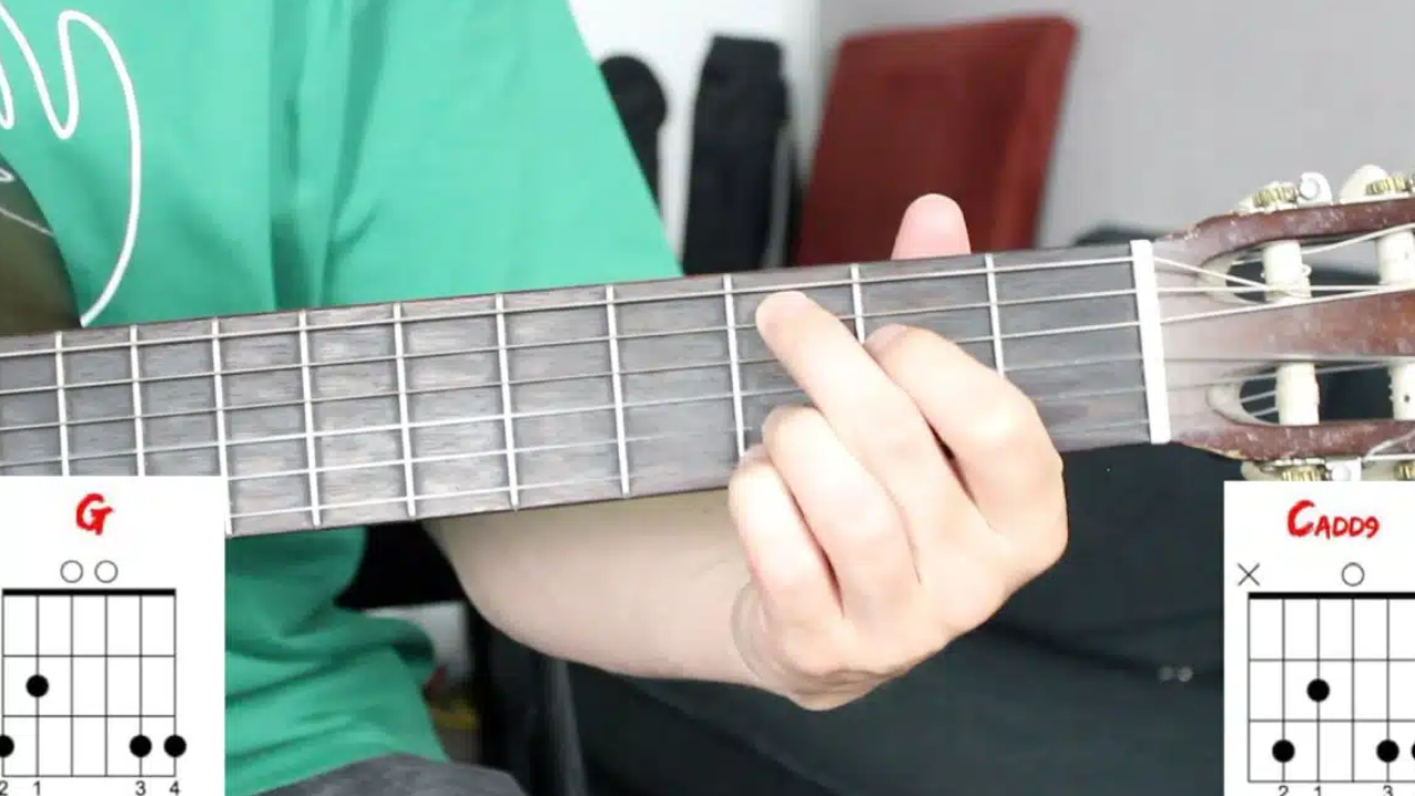 chord guitar cadd9